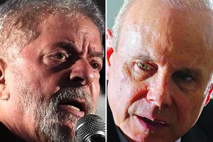 Ex-presidente Lula e Guido  Mantega (Foto: reprodução)