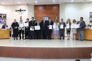 TRE-PI outorga medalhas do Mérito Eleitoral (Foto: Pauta Judicial/Telsirio Alencar)