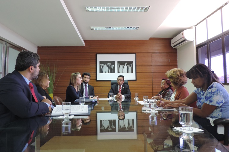 A Ministra Luislinda Valois agradeceu pela recepção e também ressaltou a importância do fortalecimento dos laços interinstitucionais.