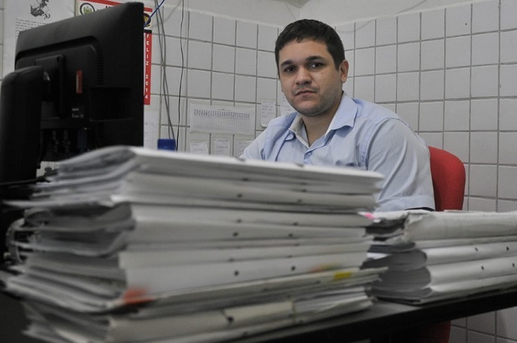 Delegado Lucas Sá, da Delegacia de Defraudações e Falsificações da PCPB. Qualificado para escolha dos Melhores Delegados de Polícia do Brasil