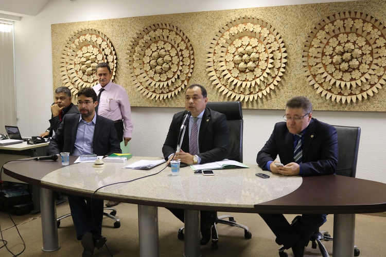 Deputados que formam a CCJ na alepi