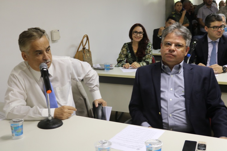 Deputados Robert Rios (PDT) e Gustavo Neiva do PSB