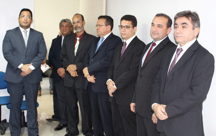 Desembargadores e autoridades participaram da inauguração hoje pela manhã