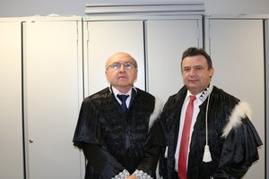 Desembargadores Hilo de Almeida Sousa e  Pedro de Alcântara Macedo (Foto: Pauta Judicial/Telsirio Alencar)