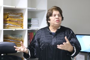 Juiza Zilnéia Gomes Barbosa da Rocha Juíza da 1ª Zona Eleitoral (Foto: Pauta Judicial/Telsirio Alencar)