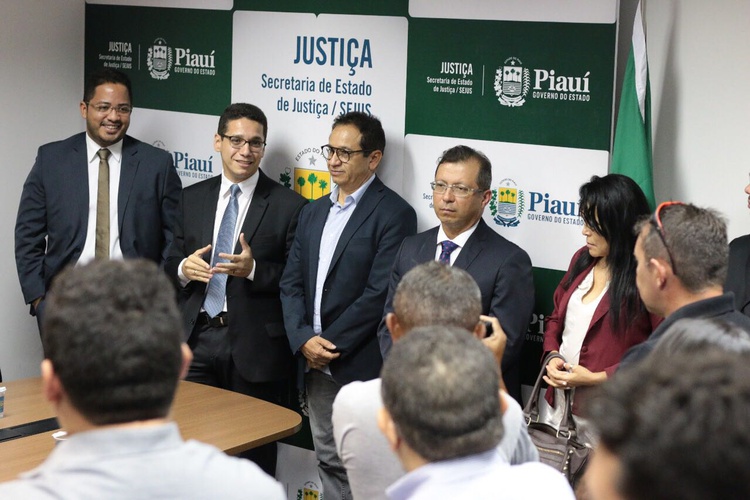 Secretário de justiça do Piauí, Dr. Daniel  Oliveira e novos diretores da Sejus/PI