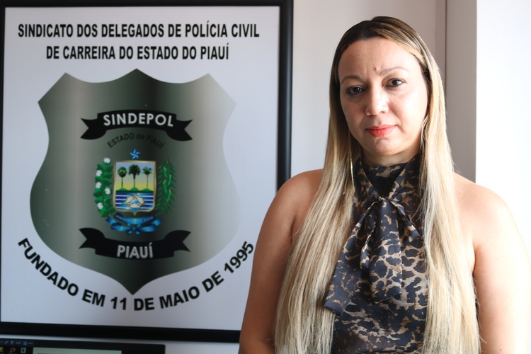 Delegada Andréia Magalhães, presidente do sindicato dos delegados do Piauí