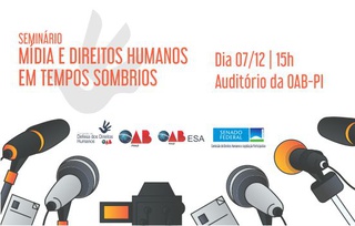 Mídia e Direitos Humanos será tema de Simpósio na OAB-PI