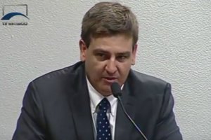 O delegado Fernando Segóvia, novo diretor-geral da Polícia Federal (Foto: Reprodução/TV Senado)