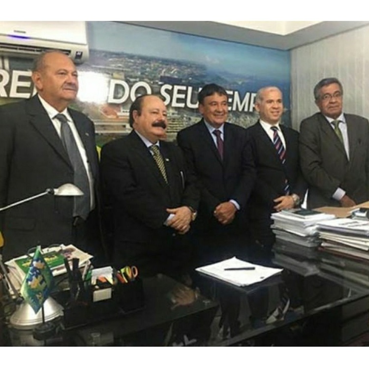 O encontro do PSC do Piauí em Brasilia com o governador Wellington Dias