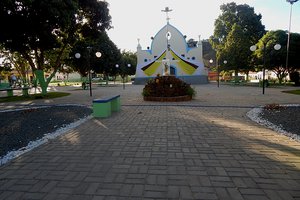 Praça central de Ribeiro Gonçalves (Foto: divulgação)