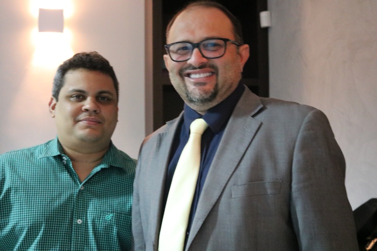 Presidente Raimundo Júnior e o tesoureiro Benoni Nunes da ASAP