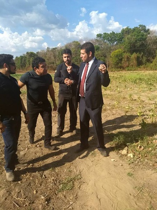 Senador Magno Malta na penitenciária  Major César em Altos Piauí