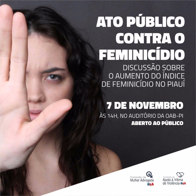 Visando trabalhar a educação e conscientização sobre a igualdade de gênero, a OAB abrirá espaço para as manifestações da população, entidades representativas, sociedade organizada e civil.