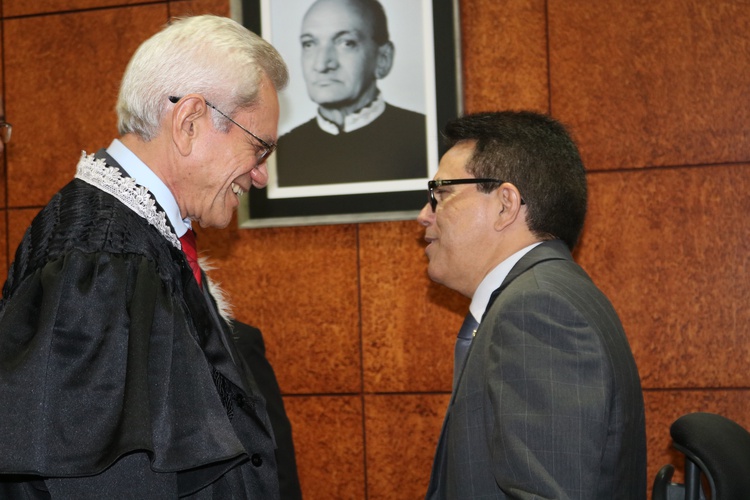 Desembargador Paes Landim e o deputado Zé Santana