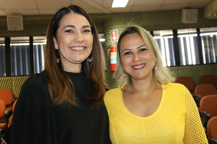 Vice-governadora Margarete Coelho e a advogada Andréia Araújo.