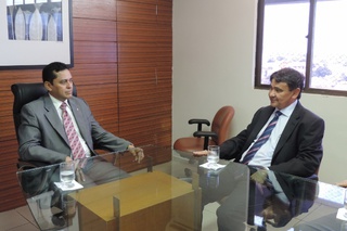 Governador Wellington Dias e o Promotor Cleandro Moura