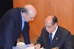 Ministro Gilmar Mendes e José Serra (Foto: Reprodução)