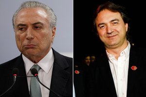 Presidente Temer e o empresário Joesley Batista (Foto: Reprodução)