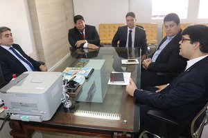 Advogados na Corregedoria Geral de Justiça. (Foto: Reprodução)