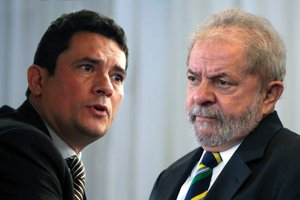 Moro e Lula: o depoimento foi marcado por Moro para o dia 13 de setembro (Montagem de Rodrigo Sanches/EXAME.com/Divulgação) (Foto: reprodução)