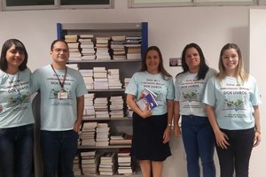 Campanha "Mês do Desapego" arrecada mais de 700 livros para a biblioteca do Ministério Público (Foto: reprodução/mp/pi)