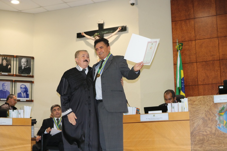 Desembargador Edvaldo Moura e o Des. Brandão de Carvalho