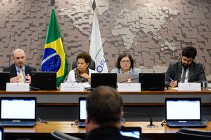 Participantes de audiência apoiam MP que muda regras para registro de nascimento (Foto: Jefferson Rudy/agencia senado)