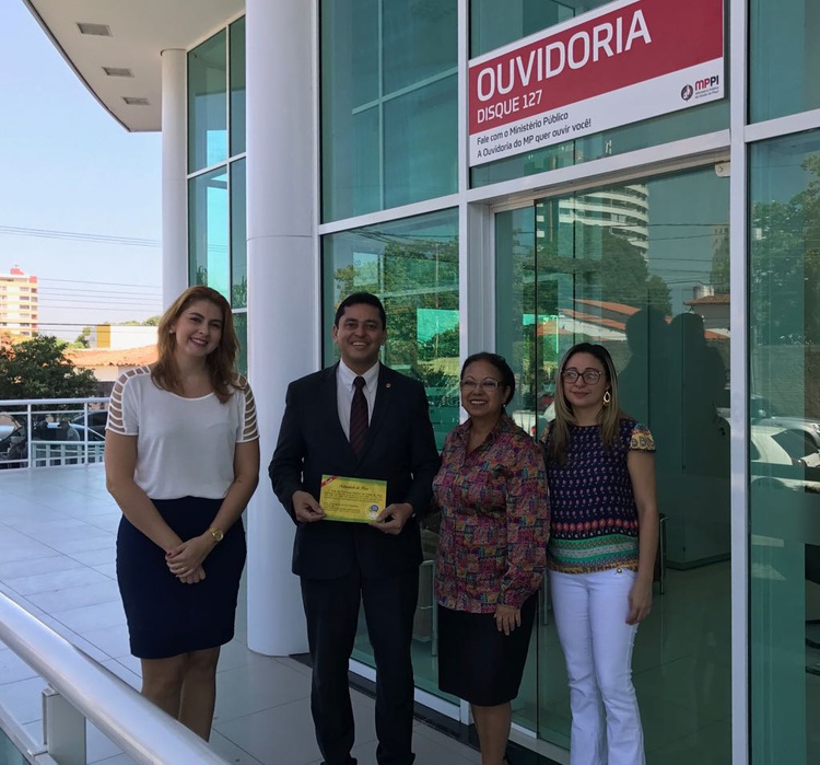 Procurador-Geral de Justiça se reúne com Ouvidora do MPPI e Ouvidora-Geral do Estado