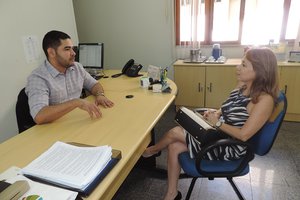 Promotora de Justiça Denise Costa Aguiar e o o secretário de Meio Ambiente e Recursos Hídricos, Luiz Henrique de Sousa Carvalho. (Foto: MP/PI)