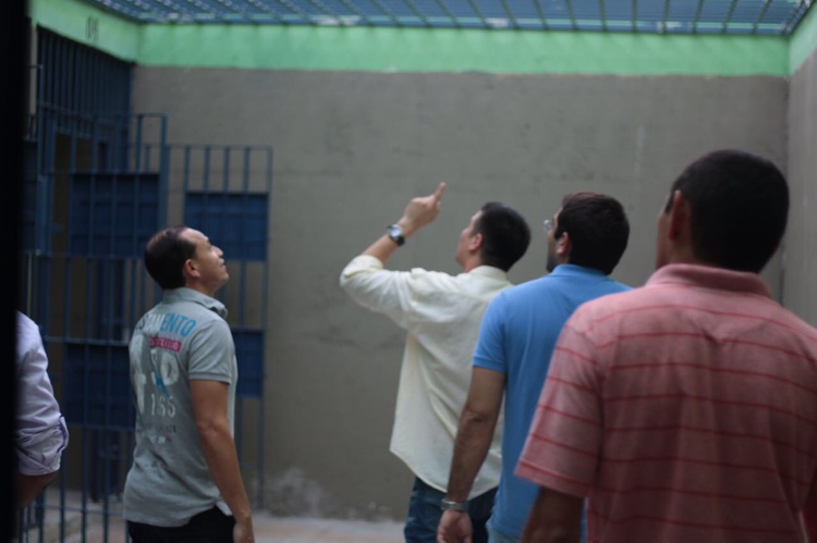 Vistoria na nova Casa de Detenção de Campo Maior.