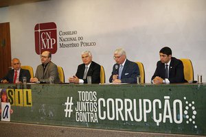 A campanha #TodosJuntosContraCorrupção é uma iniciativa da Estratégia Nacional de Combate à Corrupção (Foto: Sergio Almeida/CNMP)
