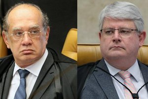 Gilmar Mendes e Rodrigo Janot, respectivamente. (Foto: Reprodução)