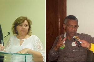 Izabel Carvalho X Astrobaldo Costa (Foto: reprodução)