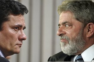 Juiz Sérgio Moro e ex-presidente Lula (Foto: noticiasdematogrosso)
