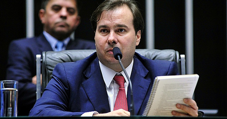Presidente da Câmara, Rodrigo Maia.