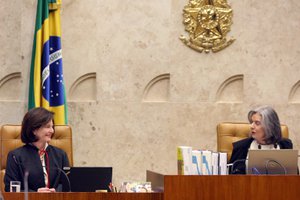 Procuradora da República, Dra. Raquel Dodge e a Presidente do STF, Ministra Cármen Lúcia. (Foto: ascom/stf)