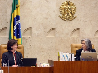 Procuradora da República, Dra. Raquel Dodge e a Presidente do STF, Ministra Cármen Lúcia.
