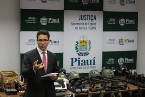 Secretário de Justiça, Daniel Oliveira (Foto: Thanandro Fabrício)