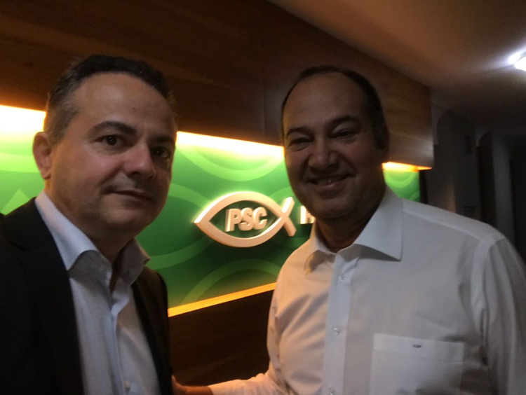 Advogado Valter Alencar e Everaldo Pereira presidente nacional do PSC