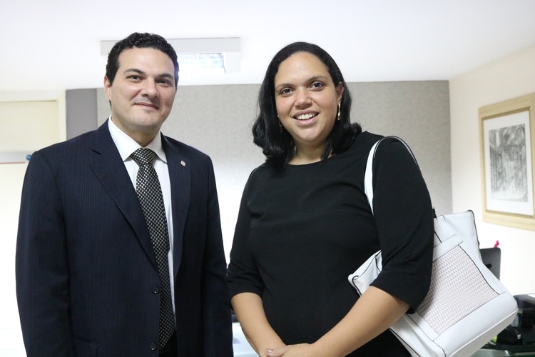 Advogados Celso Neto e Élida Fabrícia, pré-candidatos à presidência da OAB/PI