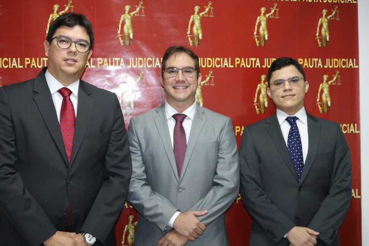 Advogados Ézio Amaral, Bráulio Melo e Horário Neiva