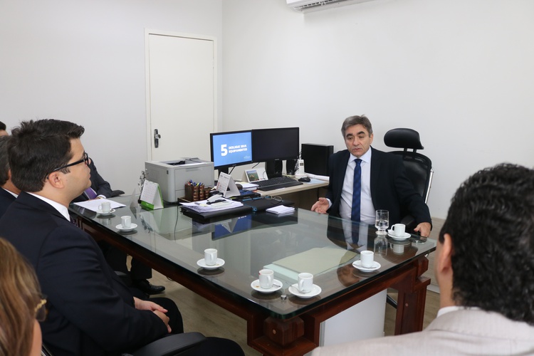 Chico Lucas e o Corregedor Ricardo Gentil