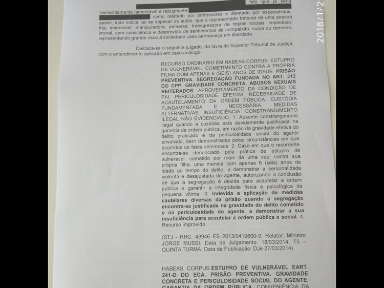 Decisão da preventiva Antônio Monteiro Neto Filho.