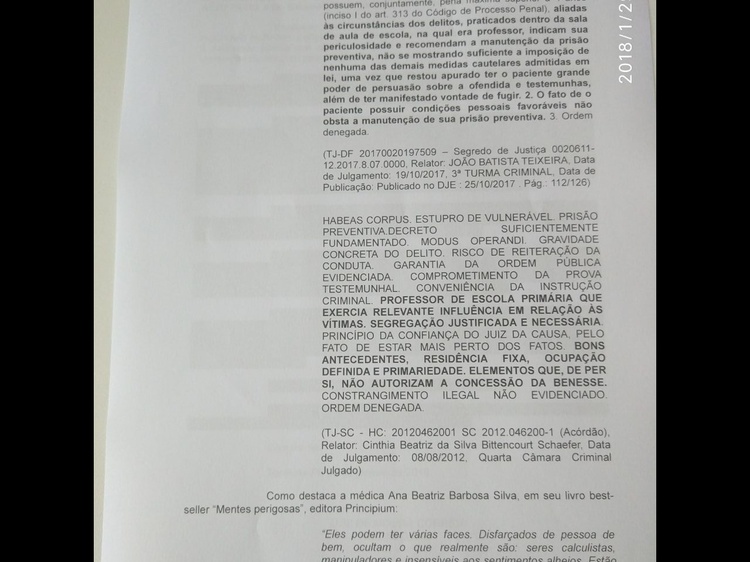 Decisão da preventiva Antônio Monteiro Neto Filho.
