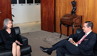 dMinistra Cármen Lucia e o desembargador Carlos Thompson Flores do TRF4