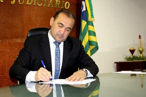 Presidente do do TJ/PI, Desembargador Erivan Lopes (Foto: Ascom/TJ/PI)