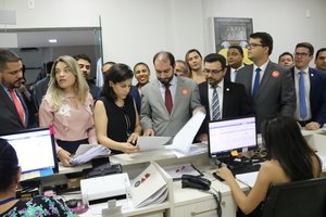 Lucas Villa registra chapa para disputar OAB/PI (Foto: TELSÍRIO ALENCAR/PAUTAJUDICIAL)