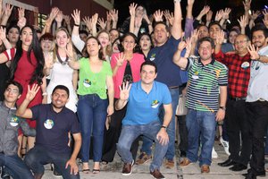 Candidato Celso Barros e a Jovem Advocacia (Foto: Divulgação)