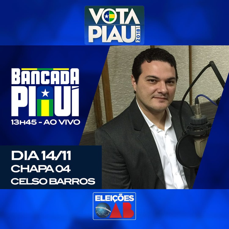 Pauta replica a sabatina da TV Antena 10 entre os candidatos da OAB/PI